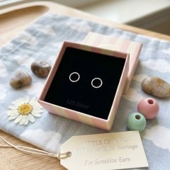 Little Circles 925 Silver Kids Studs